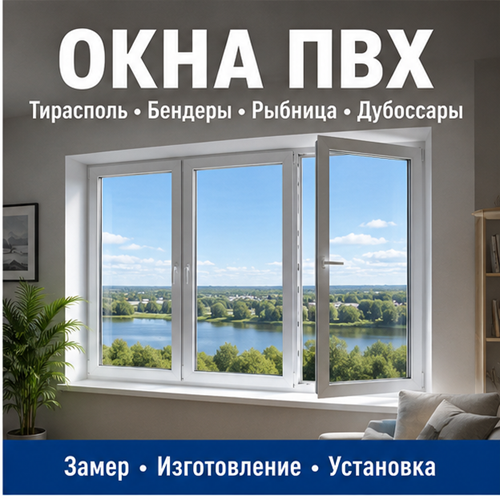 Установка окон ПВХ Дубоссары ⭐️ Пластиковые окна на заказ по размерам с профессиональным монтажом под ключ